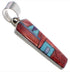 Sterling Silver And Multicolor Jewelry Slide Pendant RS42783